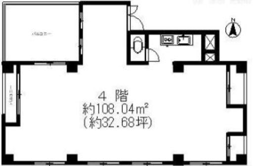 晃和堂ビル 4階 間取り図