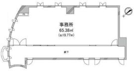 UKビル 2階 間取り図