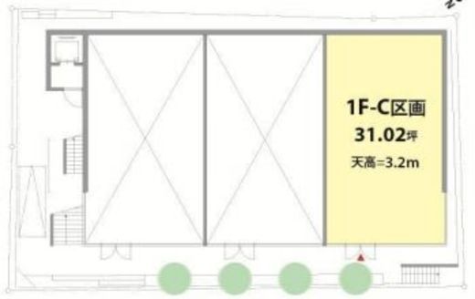 La Chiara表参道 1F-C 間取り図