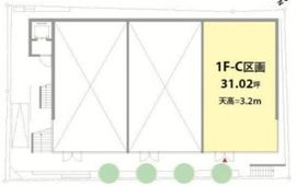 La Chiara表参道 1F-C 間取り図