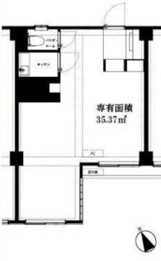 316青山 603 間取り図