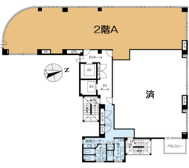 VORT渋谷神泉 2階A 間取り図
