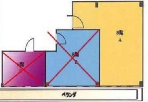恩田ビル 8階A 間取り図
