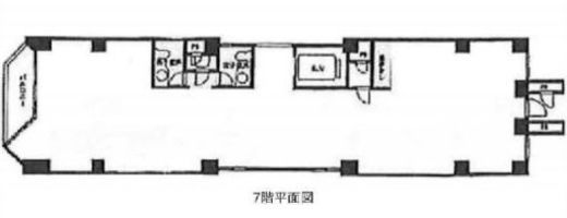 SVAX浜松町IIビル 7階 間取り図
