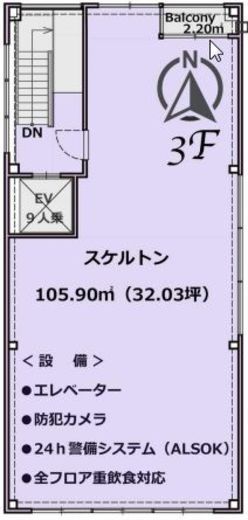 G1ビル 3階 間取り図