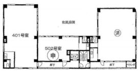 旭本館ビル 401 間取り図