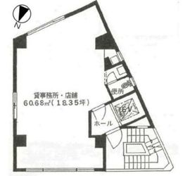 横川ビル 2階 間取り図