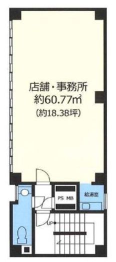 クラディビル 4階 間取り図