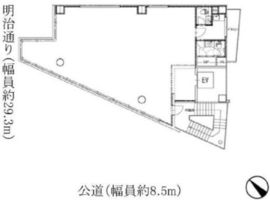 Naias神宮前 5階 間取り図