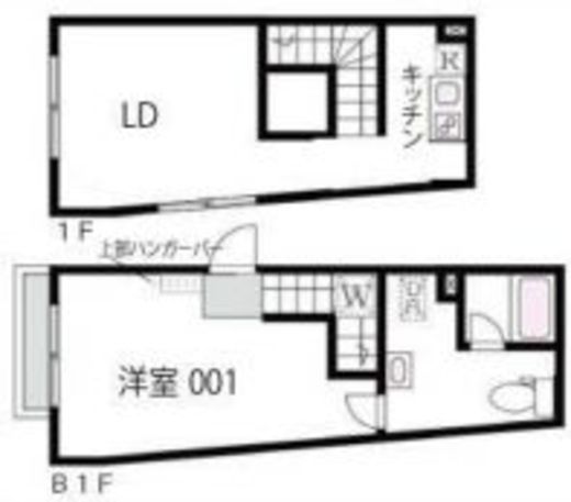 グランパレス白金 001 間取り図