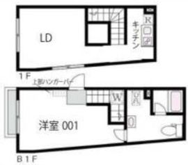 グランパレス白金 001 間取り図