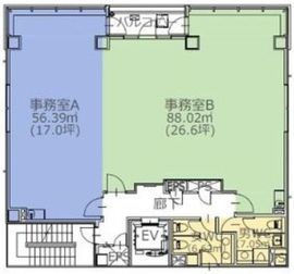 英ビル 4階B 間取り図