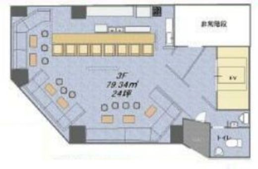 第1絆ビル 3階 間取り図