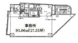 B CityTower AZABU TOKYO 7階 間取り図