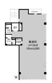 共和15番館ビル 7階 間取り図