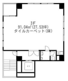 第3高橋ビル 3階 間取り図