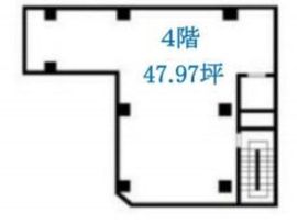 近代BLD.11 4階 間取り図