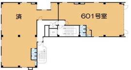 赤坂Qビル 601 間取り図