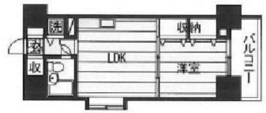 ダイアパレス東神田2 501 間取り図