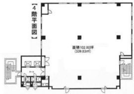 東池袋SSビル 4階 間取り図