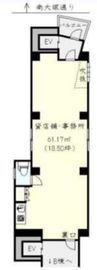 河野ビルA棟 4階A 間取り図