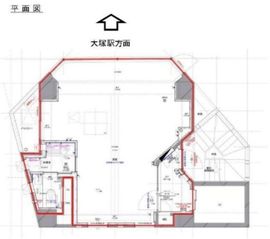 大塚駅前ビル 3階 間取り図