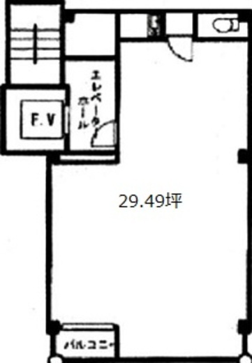 ACN新宿ウエストビルディング 6階 間取り図
