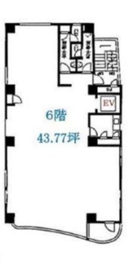 近代BLD.6 6階 間取り図