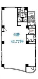 近代BLD.6 6階 間取り図
