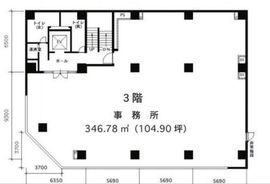 藤和第2ビル 3階 間取り図