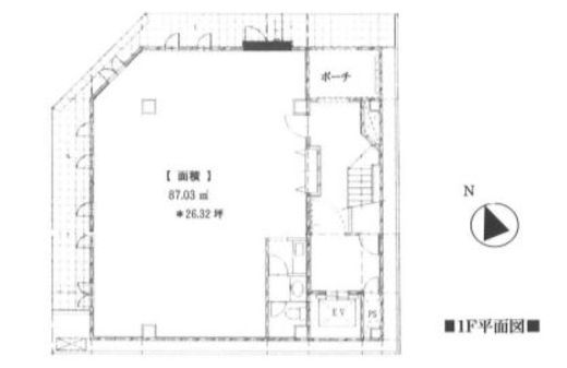 プリモプラートビル 1階 間取り図