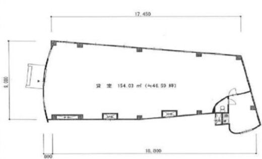 立幸目白ビル 1階 間取り図