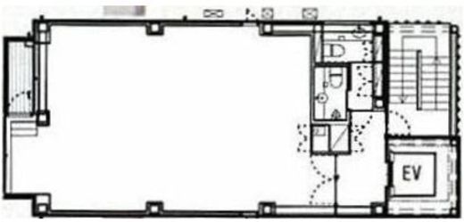 PLAZA EST 新宿三丁目 6階 間取り図