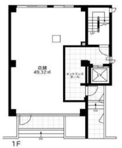 パシフィック青山ビル 1階 間取り図