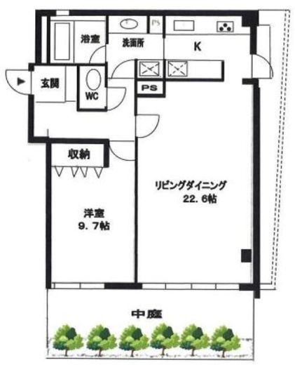 レジーナ南青山 102 間取り図