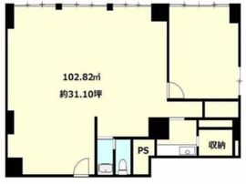 たつむら青山マンション 406 間取り図