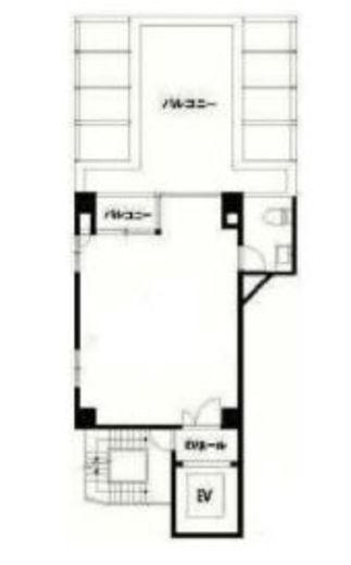 二葉ビル 3階 間取り図