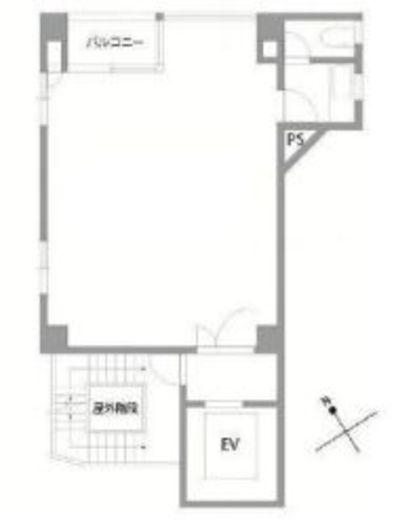 二葉ビル 6階 間取り図
