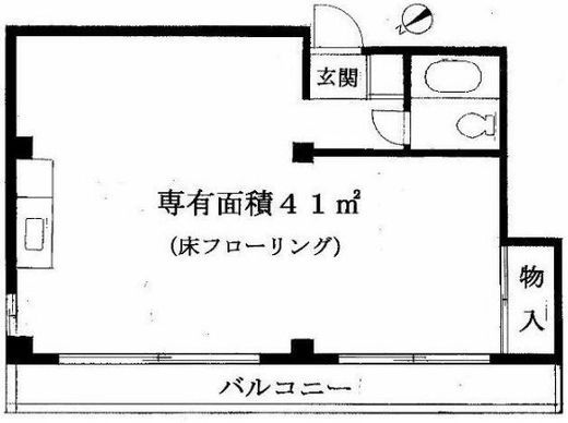 青山グリーンハイツ 206 間取り図
