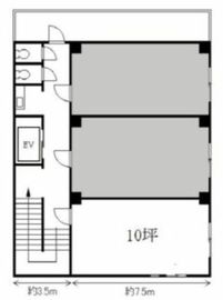 第2中山ビル 6階 間取り図