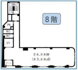 Brown Place 8階 間取り図