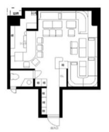 銀座第2誠和ビル 3階A 間取り図