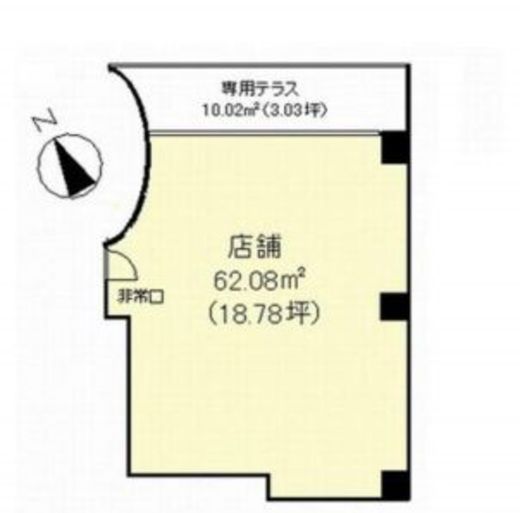 銀座ハウスビル 101 間取り図
