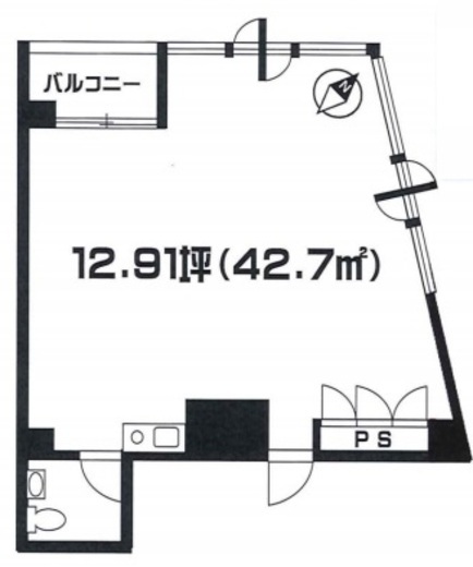 クリヤマビル 6階 間取り図