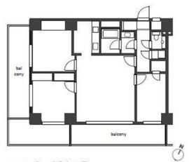 セイザン1 12階 間取り図