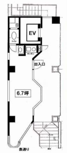 第2小高ビル 1階 間取り図