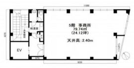 桔梗竹ビル 5階 間取り図