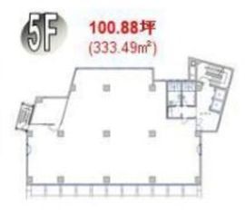 金盃第3ビル 5階 間取り図