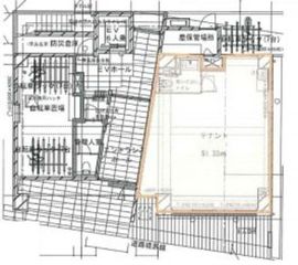 テラス八丁堀 1階 間取り図