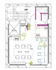 Biz SQUARE GINZAビル 地下1階 間取り図